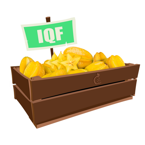 IQF Carambolas (Star Fruit)